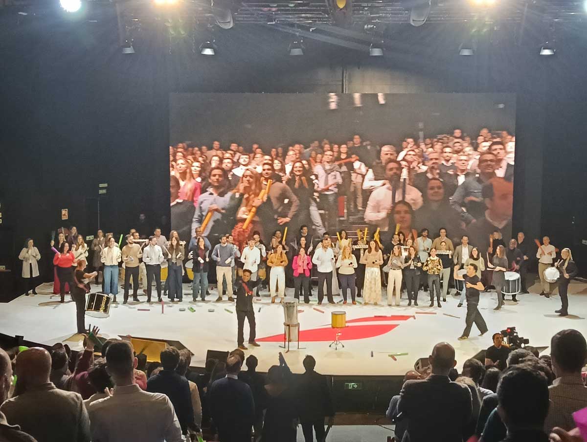 Espectáculo de percusión con participación del público