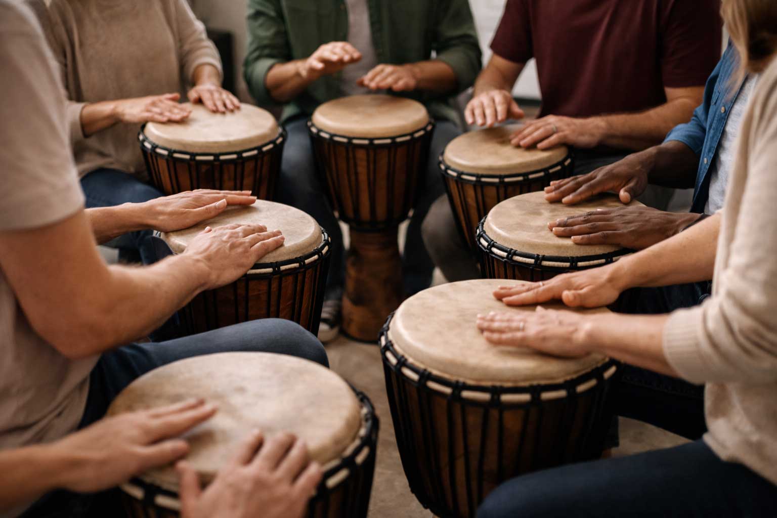 Clase de percusión para principiantes