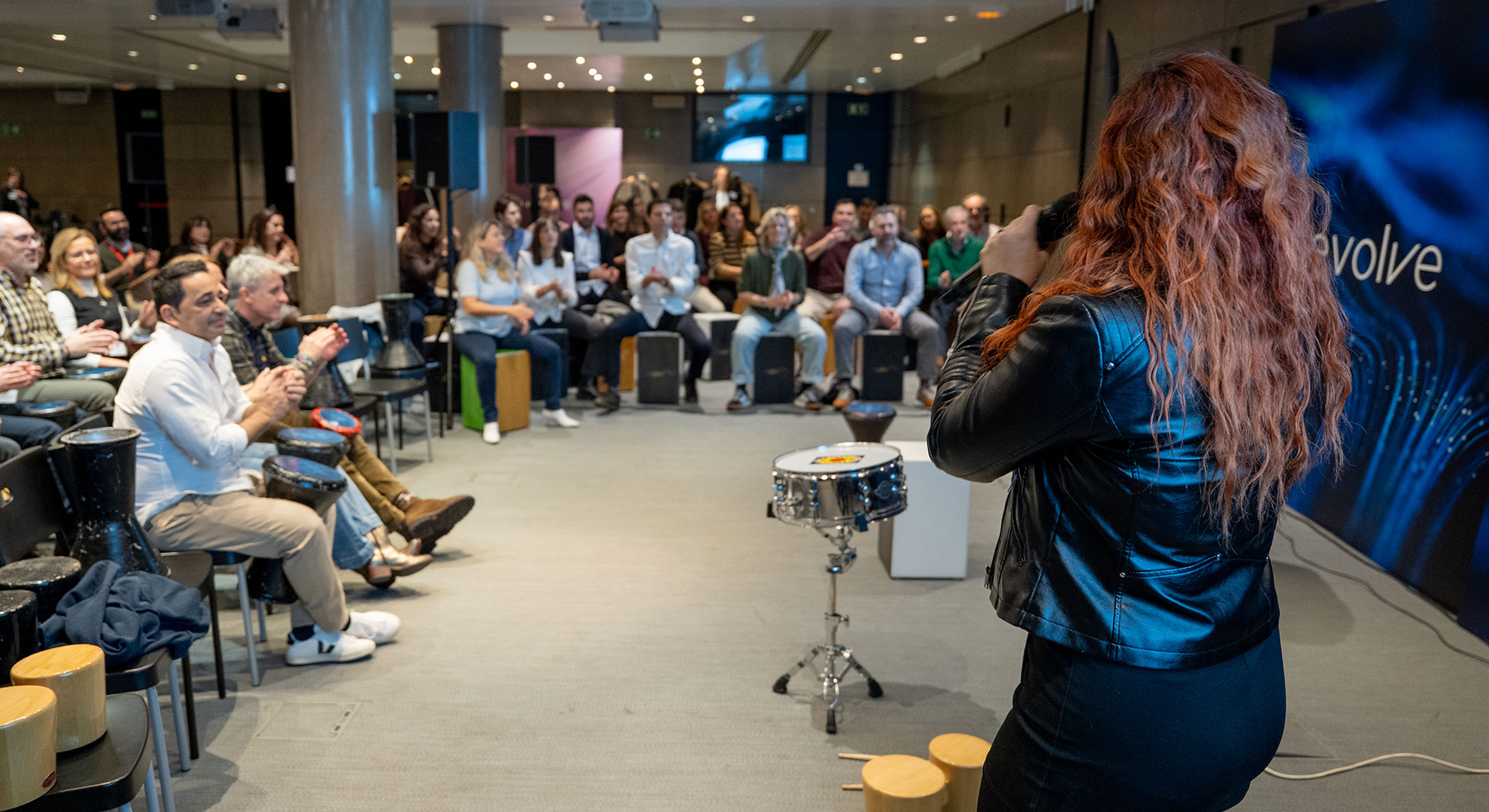 Espectáculo de percusión y team building